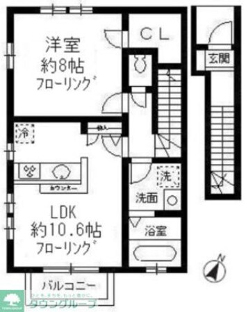 サウスソシアI棟の物件間取画像